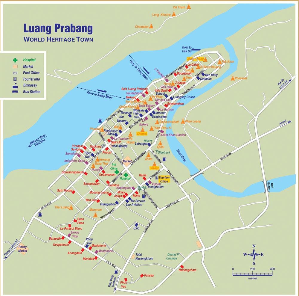 Bản đồ lào lào 