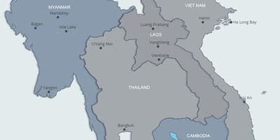 Bản đồ của bắc lào