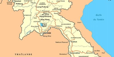 Bản đồ của nam lào