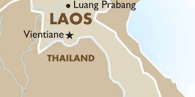 Bản đồ của thủ đô của lào 